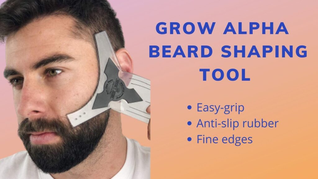 grow alpha beard shaping tool beard shaping tools