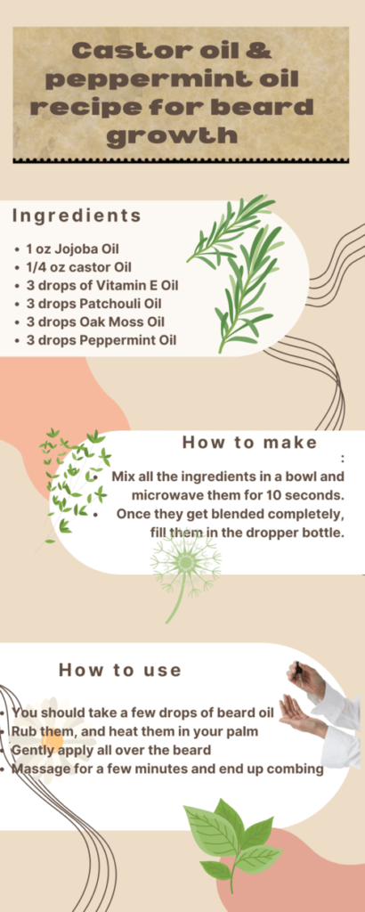 peppermint oil recipe for beard growth how to mix peppermint oil for beard growth