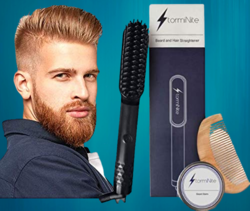 storminite beard brush straightener