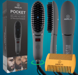 aberlite pocket compact beard straightener