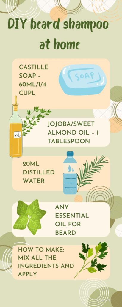 beard shampoo for cleansing recipe