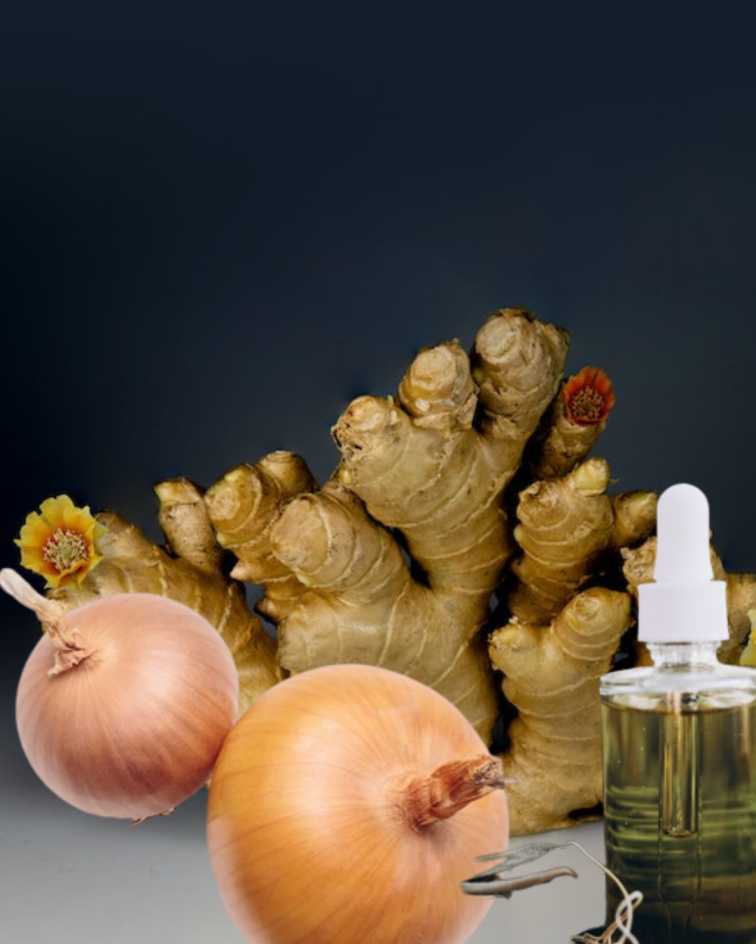 ginger and onion juice for beard growth