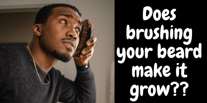brushing your beard